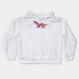 Watercolor Dog Kids Hoodie